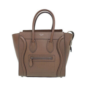 Celine Shopper Tote Luggage Logo Handbag